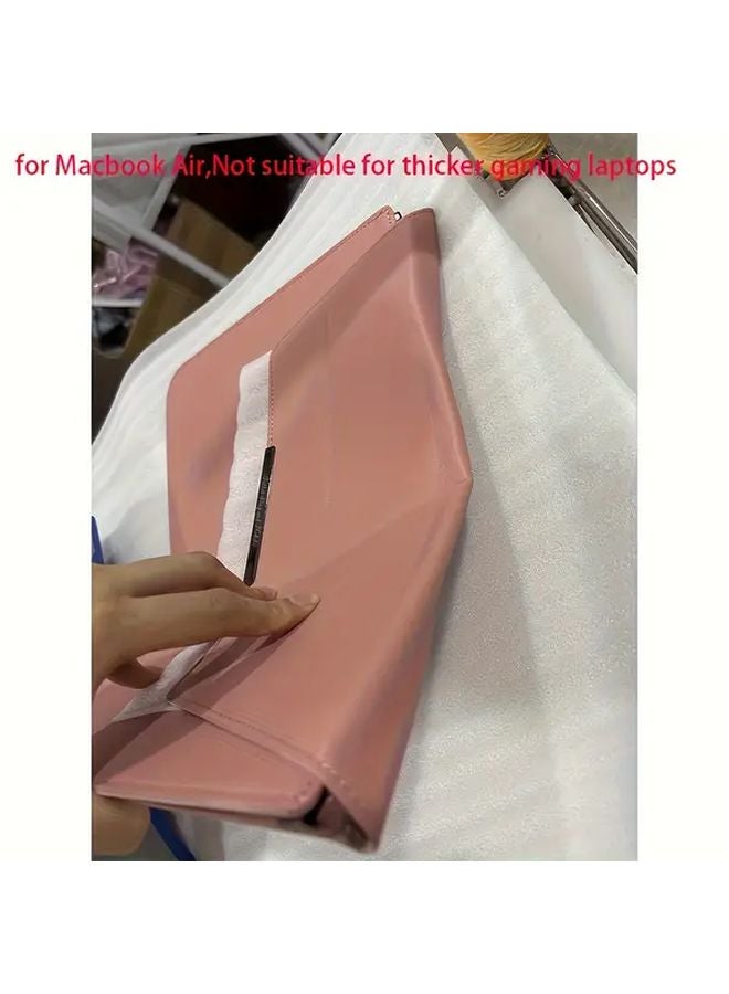 حافظة حاسوب محمول قابلة للطي مع حامل لجهاز Macbook Air مقاس 15-16 بوصة باللون الأسود - Image 4